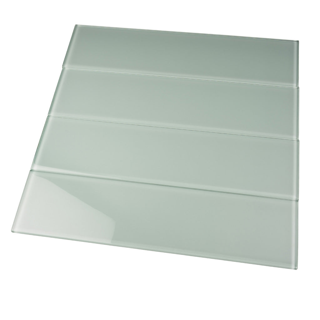 Blizzard Blue 4 x 16 Glossy Glass Subway Tile