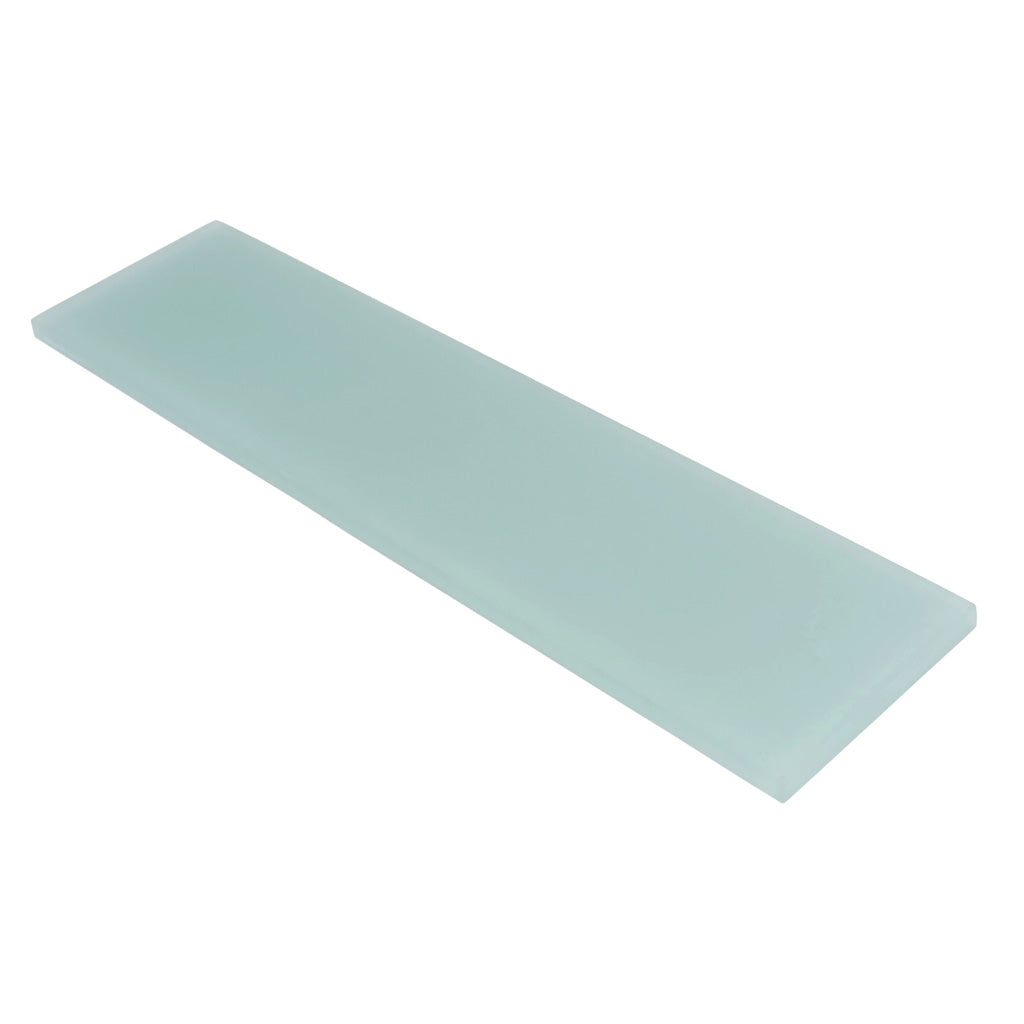 Blizzard Blue 3 x 12 Matte Glass Subway Tile