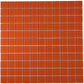 Orange 12 x 12 Glossy Glass Mosaic Tile