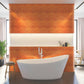 Orange 12 x 12 Glossy Glass Mosaic Tile