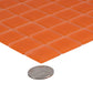 Orange 12 x 12 Matte Glass Mosaic Tile