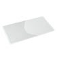 White 8 x 16 Glossy Glass Subway Tile