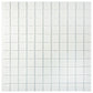 White 12 x 12 Matte Glass Mosaic Tile