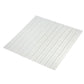 White 12 x 12 Matte Glass Mosaic Tile