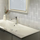 Lace White 3 x 12 Glossy Glass Subway Tile