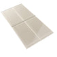 Lace White 3 x 6 Glossy Glass Subway Tile