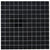 Black 12 x 12 Glossy Glass Mosaic Tile