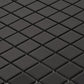 Black 12 x 12 Glossy Glass Mosaic Tile