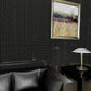 Black 12 x 12 Glossy Glass Mosaic Tile