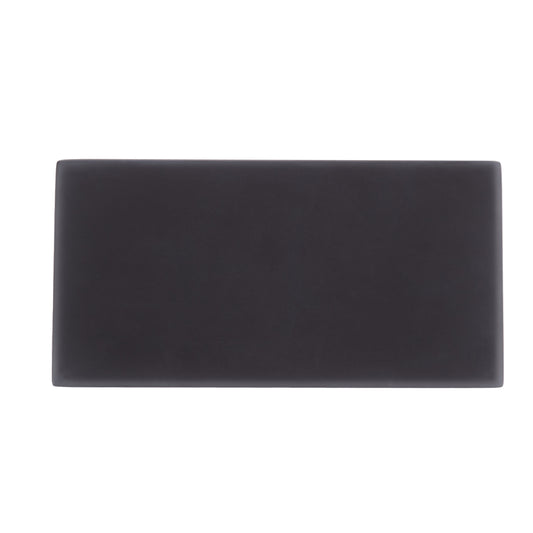Black 3x6 Matte Glass Subway Tile