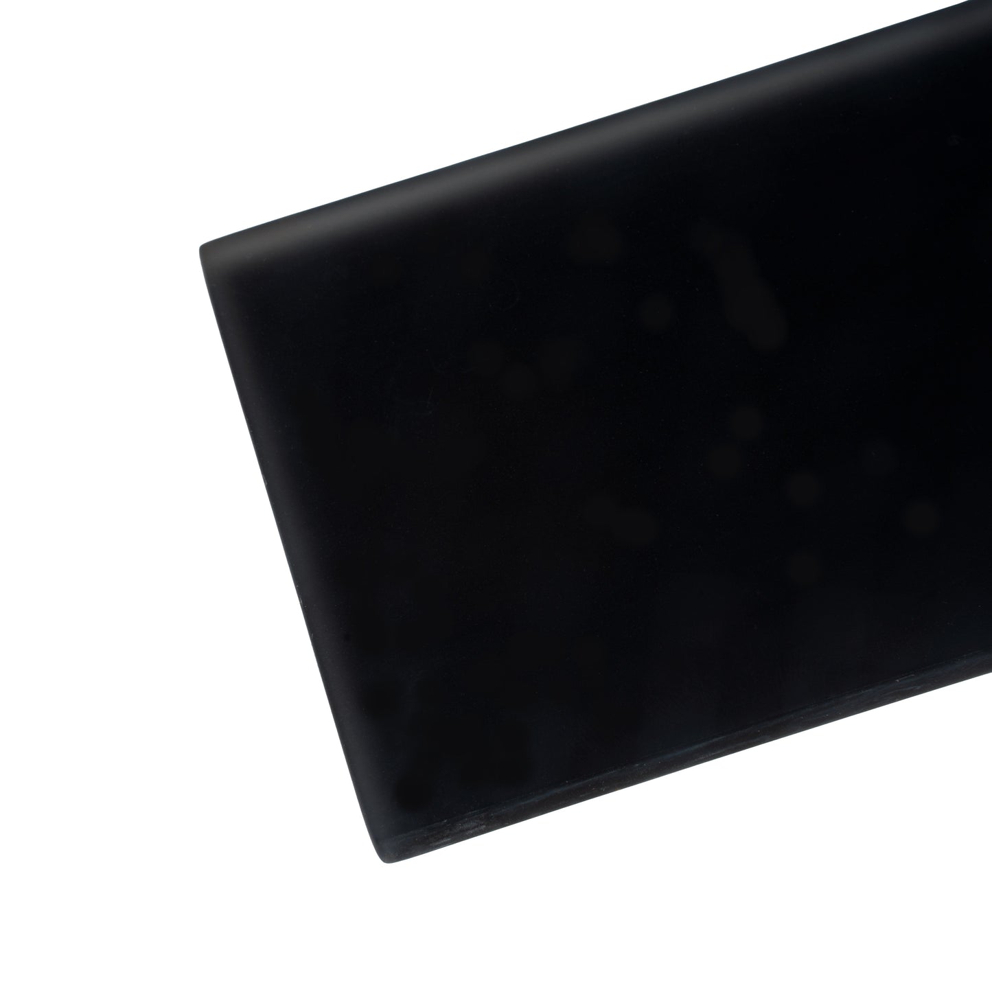 Black 3x12 Matte Glass Subway Tile