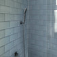 Gray 3 x 6 Glossy Glass Subway Tile