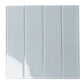 Gray 3 x 12 Glossy Glass Subway Tile