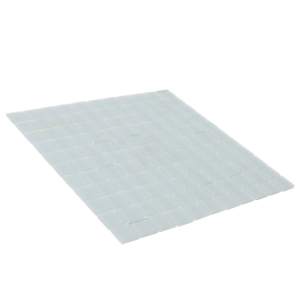 Gray 12 x 12 Matte Glass Mosaic Tile