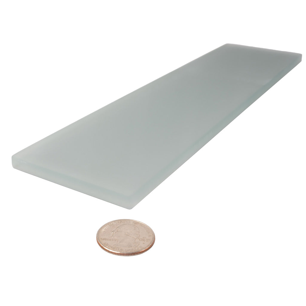 Gray 3x12 Matte Glass Subway Tile