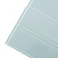 Gray 4 x 16 Glossy Glass Subway Tile