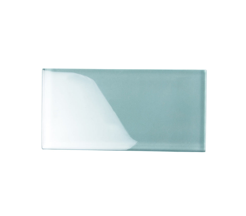 Stone Blue 3 x 6 Glossy Glass Subway Tile