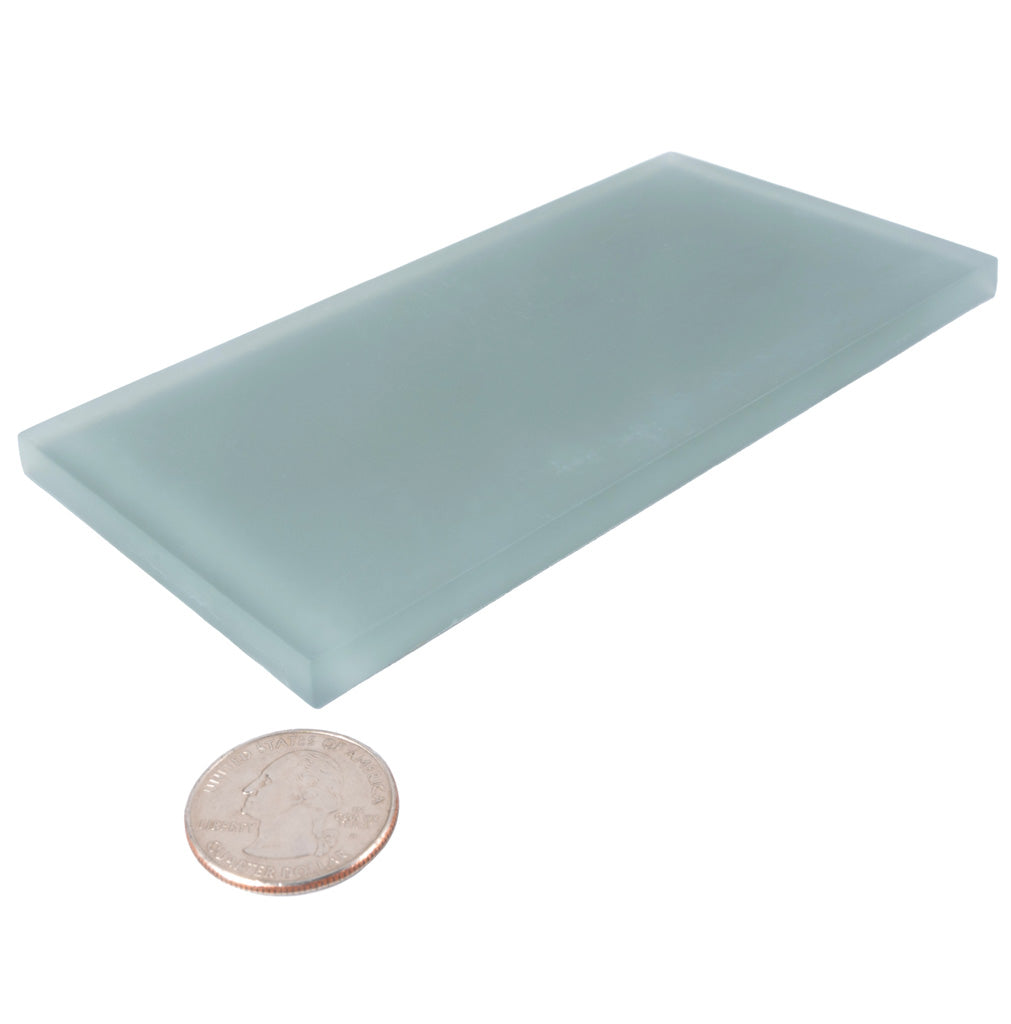 Stone Blue 3 x 6 Matte Glass Subway Tile