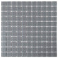 Coin Gray 12 x 12 Glossy Glass Mosaic Tile