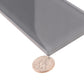 Coin Gray 3 x 6 Glossy Glass Subway Tile - Sample
