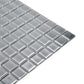 Coin Gray 12 x 12 Glossy Glass Mosaic Tile