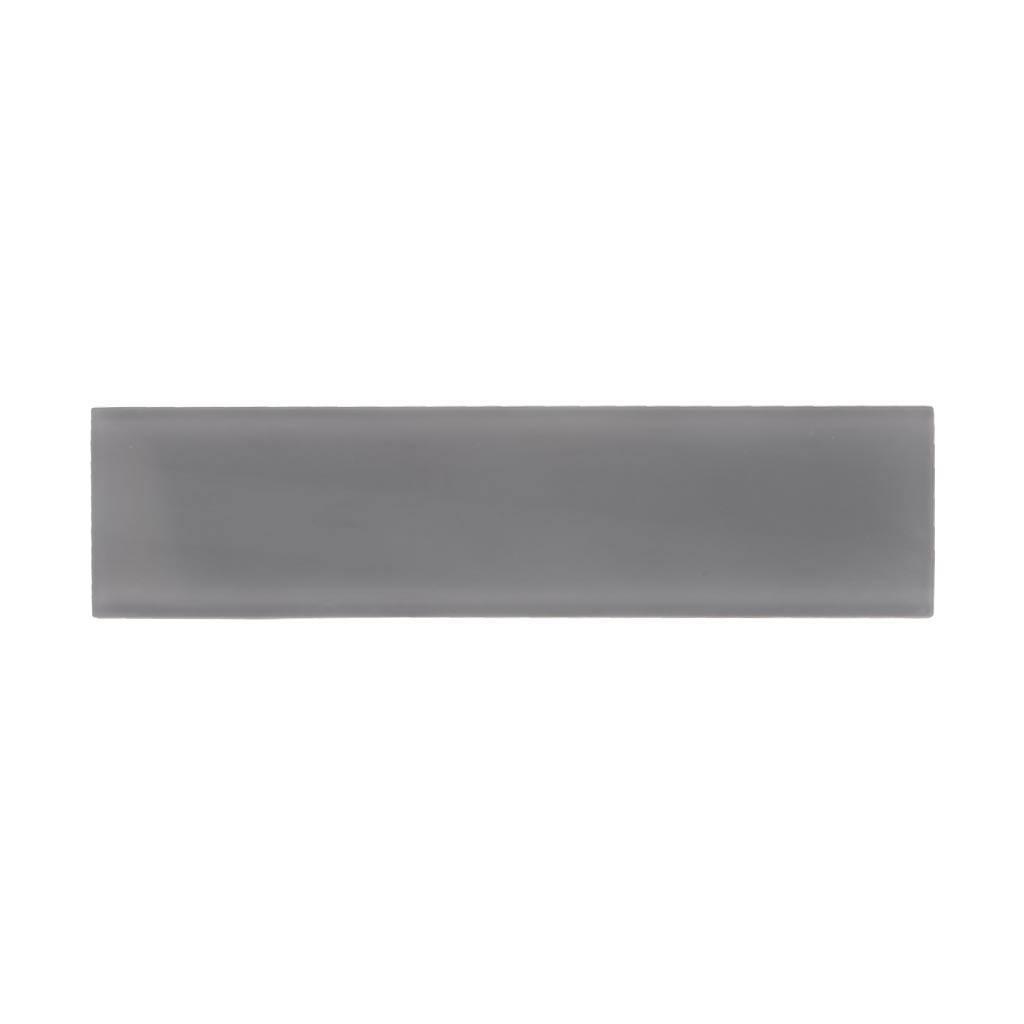 Coin Gray 3 x 12 Matte Glass Subway Tile - Sample