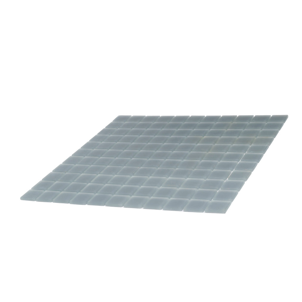 Coin Gray 12 x 12 Matte Glass Mosaic Tile