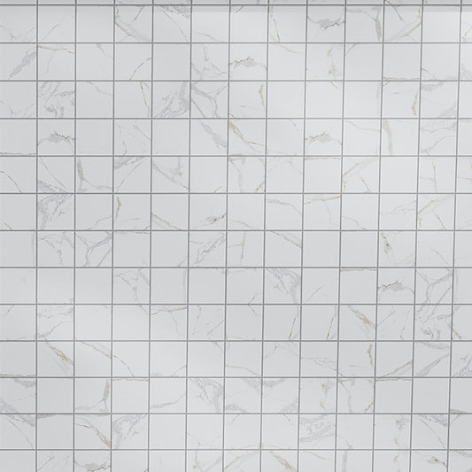 White 12 x 12 Matte Porcelain Mosaic Tile