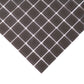 Ash Gray 12 x 12 Matte Glass Mosaic Tile - Sample