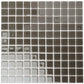 Ash Gray 12 x 12 Glossy Glass Mosaic Tile