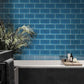 Cerulean Blue 3 x 6 Glossy Glass Subway Tile