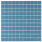 Cerulean Blue 12 x 12 Matte Glass Mosaic Tile