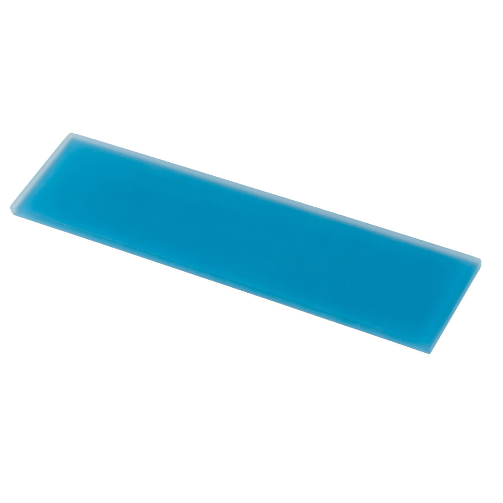 Cerulean Blue 3 x 12 Matte Glass Subway Tile