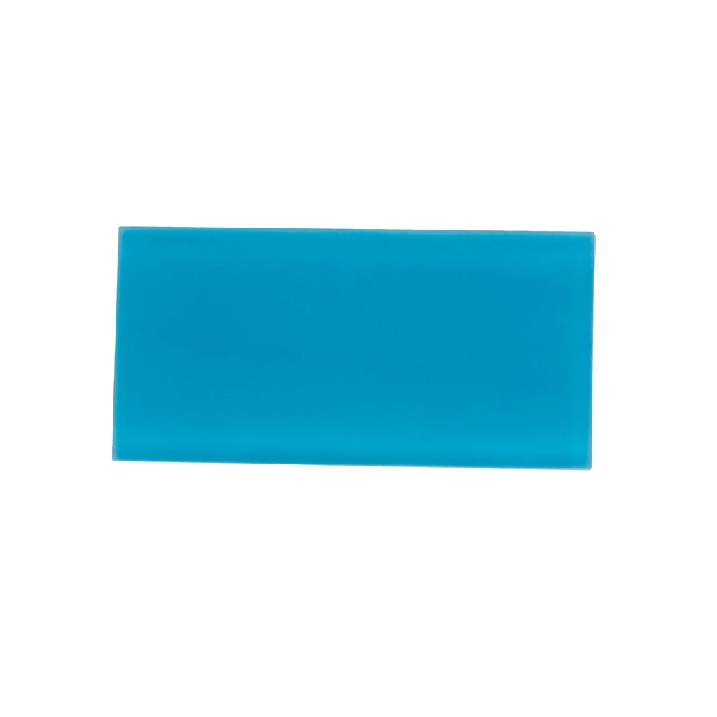 Cerulean Blue 3 x 6 Matte Glass Subway Tile