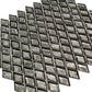 Silver 11 x 11 Glossy Glass Mosaic Tile