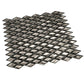 Gray 11 x 11 Glossy Glass Mosaic Tile