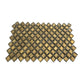 Gold 11 x 11 Glossy Glass Mosaic Tile