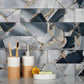 Gray 3 x 12 Glossy Glass Subway Tile