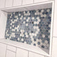 Light Blue 11 x 11 Glossy Glass Mosaic Tile