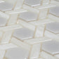 Cotton White 12 x 12 Glossy Glass Mosaic Tile