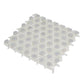 Cotton White 12 x 12 Glossy Glass Mosaic Tile