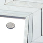 Pearl White 12x12 polished Thassos, Shell Mosaic Tile Sample