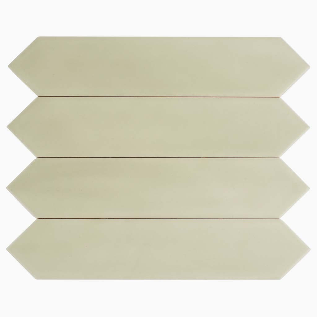 Moss Green 2 x 10 Matte Ceramic Picket Tile