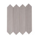 Gray 2 x 10 Matte Ceramic Picket Tile