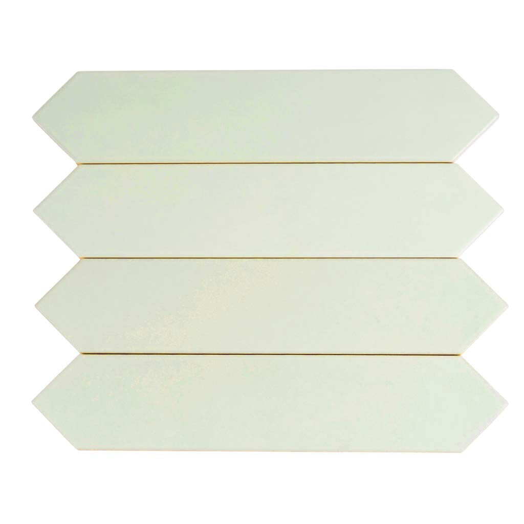 Tea Green 2 x 10 Matte Ceramic Picket Tile