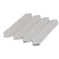 Metallic Silver 2 x 10 Glossy Ceramic Picket Tile