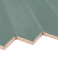 Pine Green 2 x 10 Matte Ceramic Picket Tile