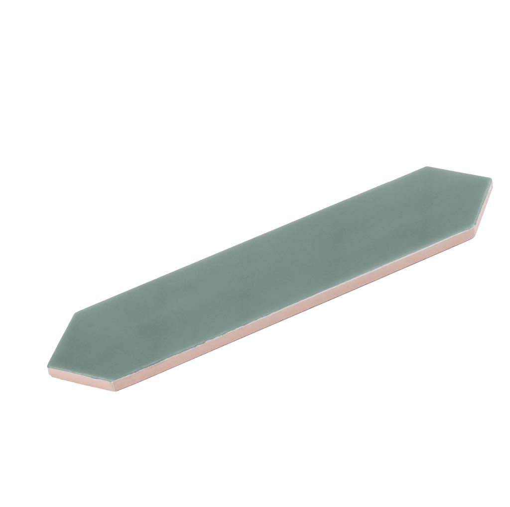 Pine Green 2 x 10 Matte Ceramic Picket Tile