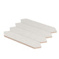 Cotton White 2 x 10 Matte Ceramic Picket Tile