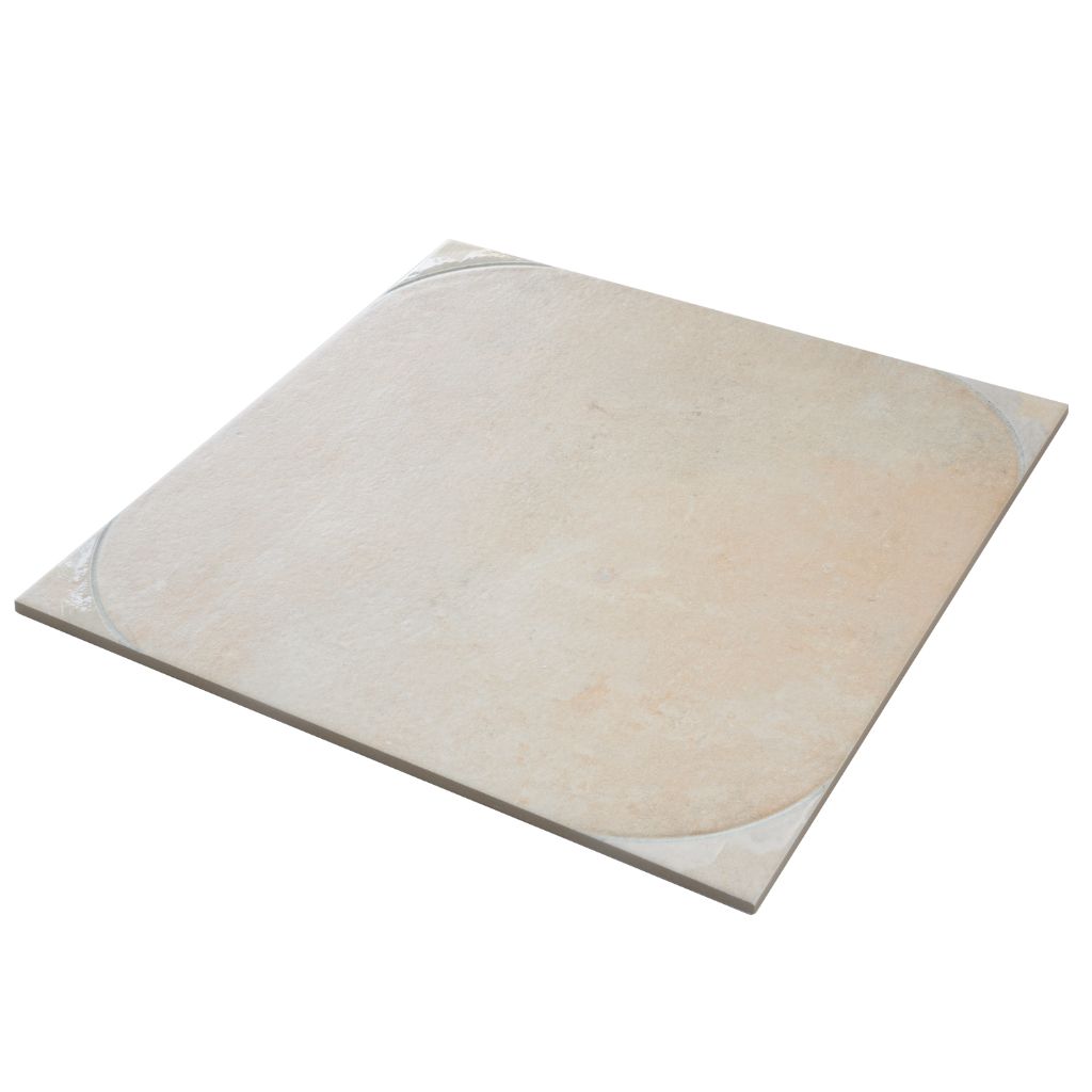 Boutique beige 18 x 18 Matte Porcelain Large Tile